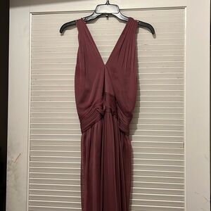 Dusty rose bridesmaids dress